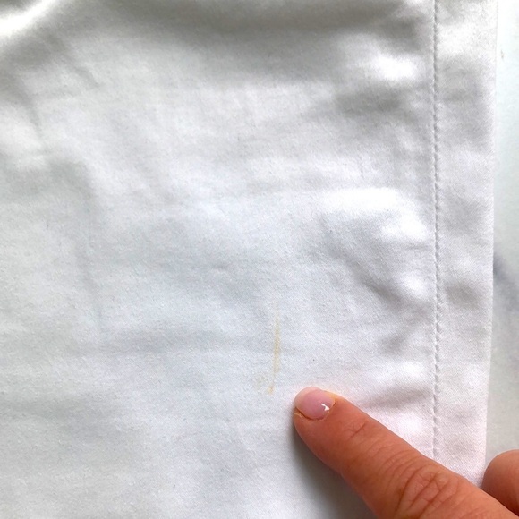 AG Adriano Goldschmied The Stilt Crop Cigarette Crop White Jeans Size 26 - Picture 12 of 13